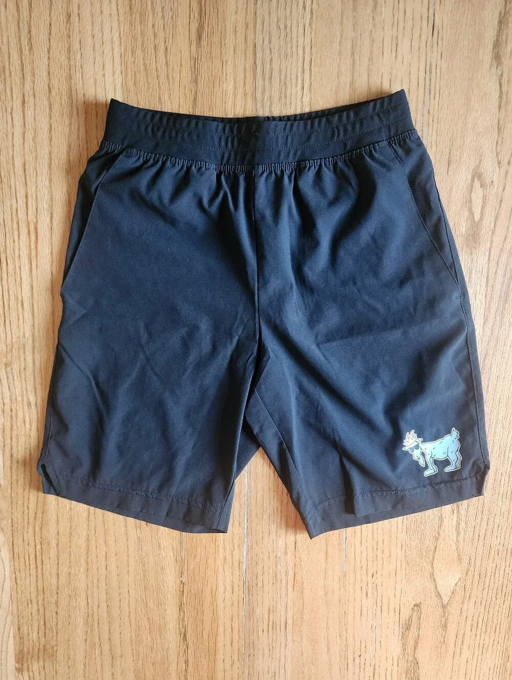 GOAT USA Boy's Black Athletic Activewear Shorts Medium M